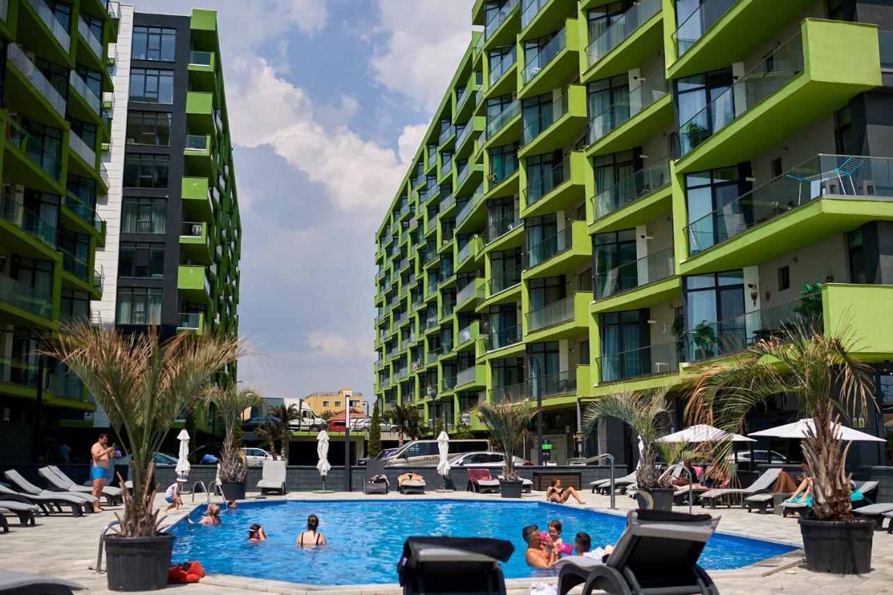 Panoramic Aparthotel Pool & Spa Mamaia Nord Năvodari Exterior foto